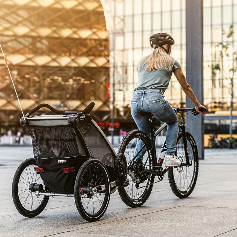 Thule Chariot Lite Zwei-Personen-Fahrradanhänger grün 10203022 8