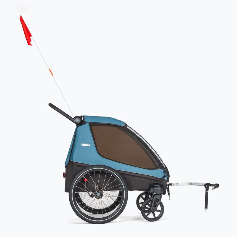 Thule Courier Zwei-Personen-Fahrradanhänger blau 10102001 2