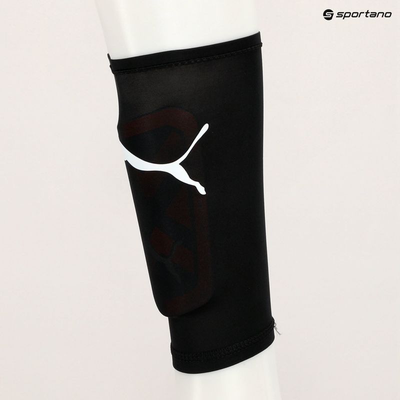 PUMA Ultra Light Sleeve Schienbeinschoner ultra orange/blau glimmer 8