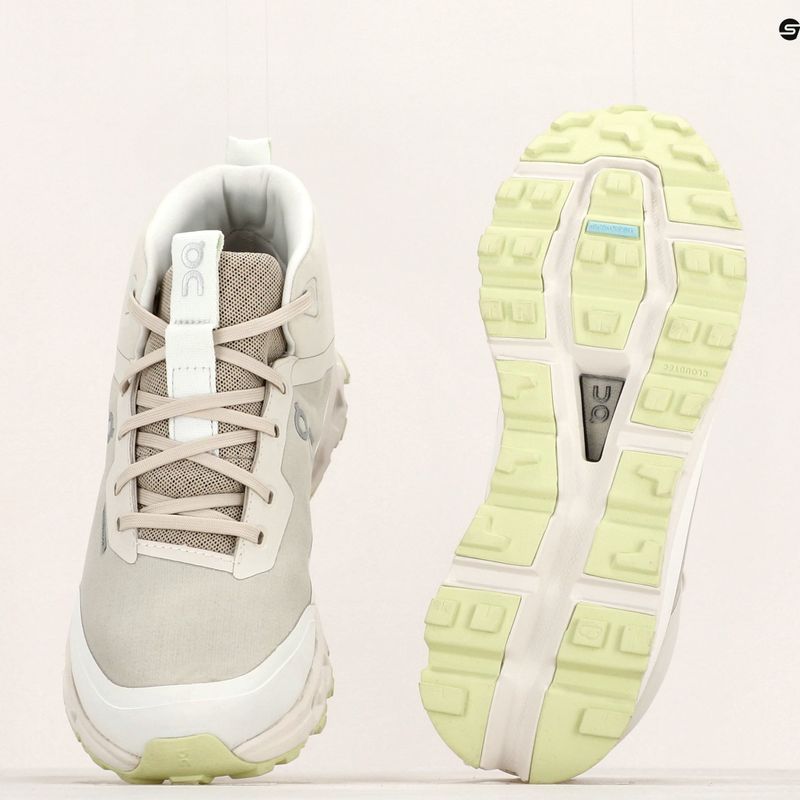 Damen-Trekkingstiefel On Cloudroam Waterproof ice/limelight 15