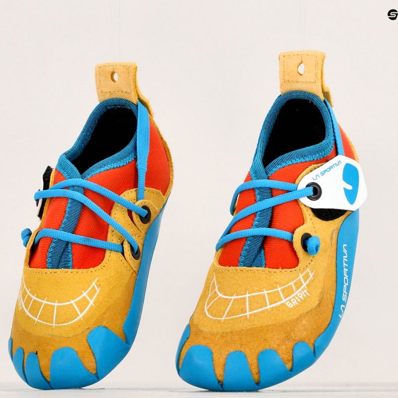 La Sportiva Kinderkletterschuh Gripit gelb/flame 11
