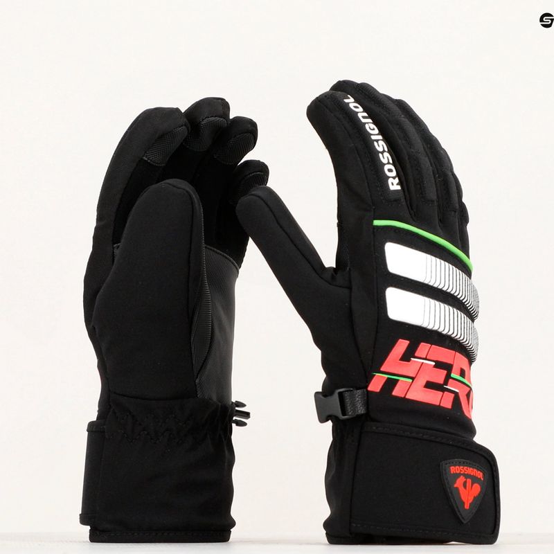 Rossignol Jr Hero Impr G Kinder-Skihandschuh schwarz 3