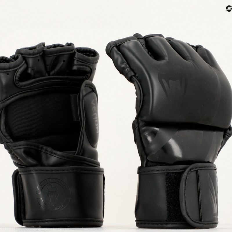 Venum Challenger matte/schwarze MMA Trainingshandschuhe 5