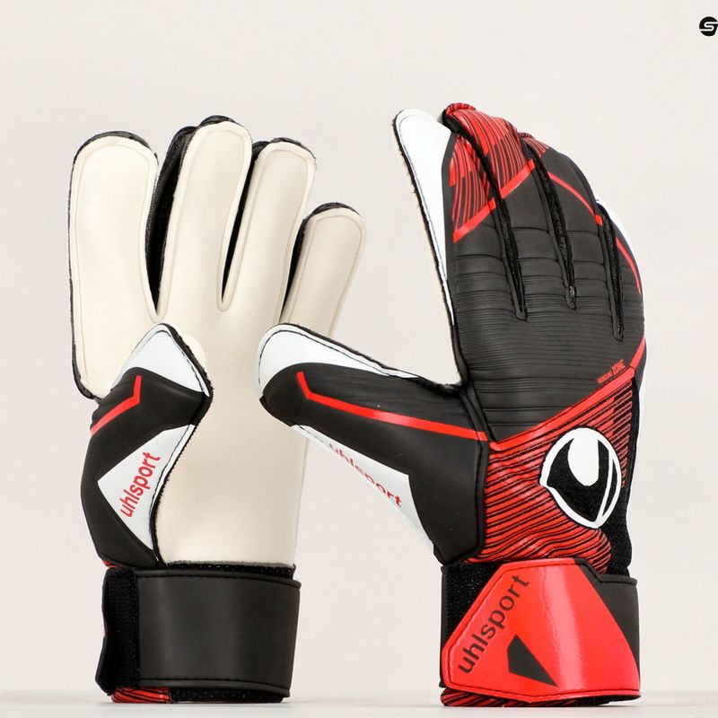 Uhlsport Powerline Starter Soft Torwarthandschuhe schwarz/rot/weiß 4