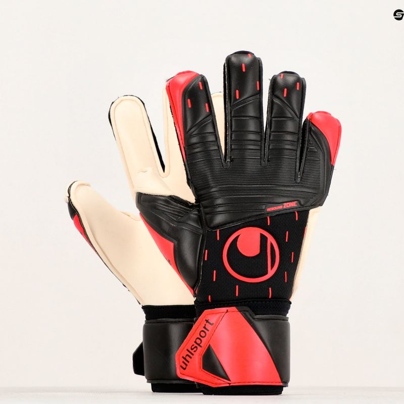 Kinder-Torwarthandschuhe uhlsport Classic Absolutgrip schwarz/rot/weiß 4