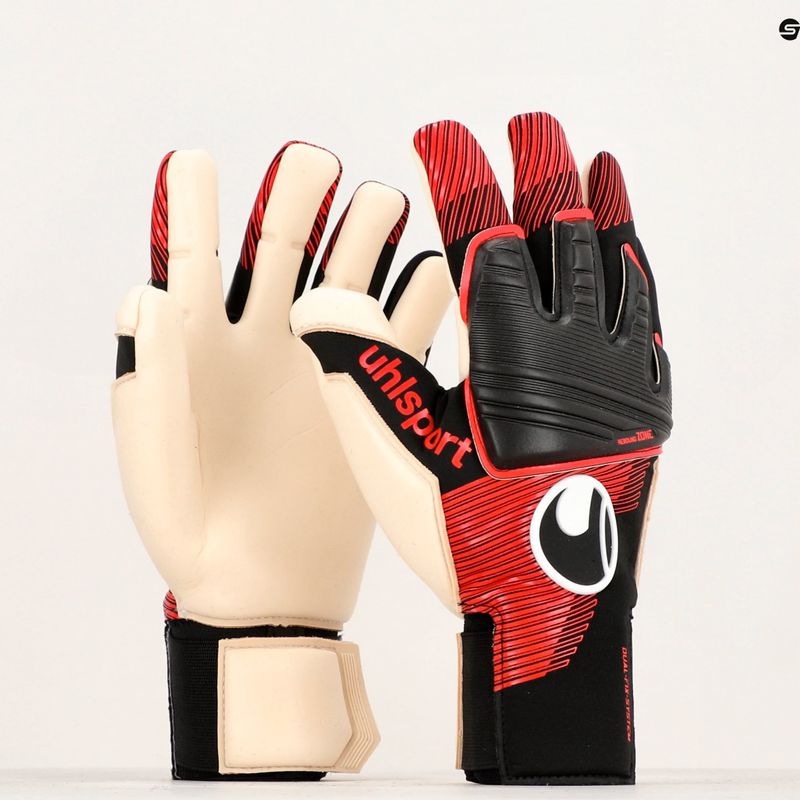 Kinder-Torwarthandschuhe uhlsport Powerline Absolutgrip schwarz/rot/weiß 4