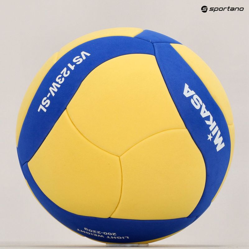 Mikasa Volleyball VS123W SL gelb/blau Größe 5 5