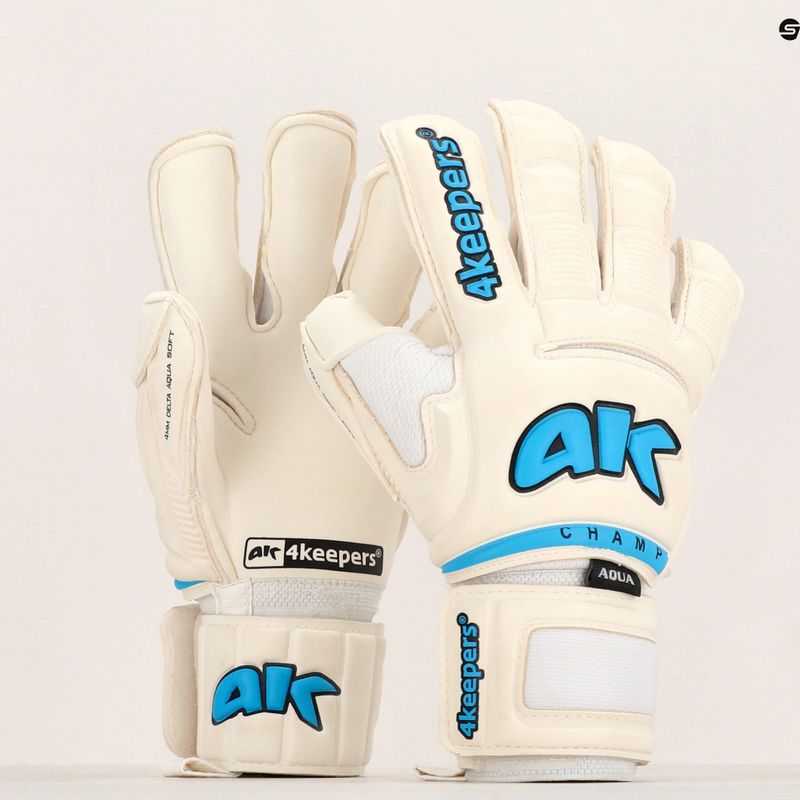 4Keepers Champ Aqua VI Torwarthandschuh weiß 13