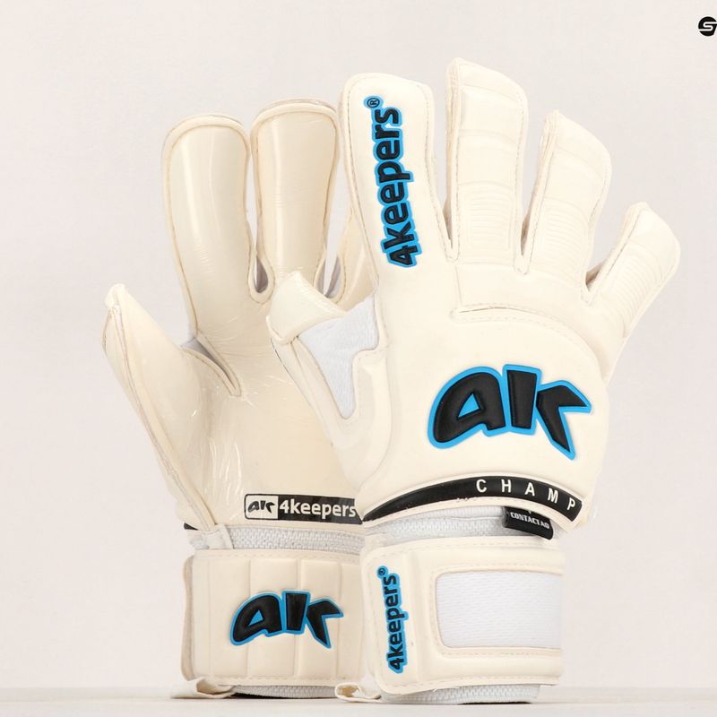 4Keepers Champ AQ Kontakt VI Torwarthandschuhe weiß 5
