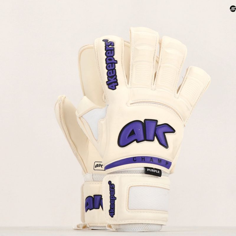 4Keepers Champ Lila VI Torwarthandschuhe weiß 12