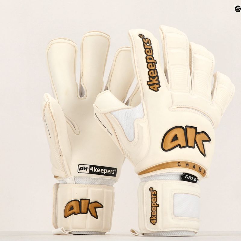 4Keepers Champ Gold VI Torwarthandschuh weiß 5