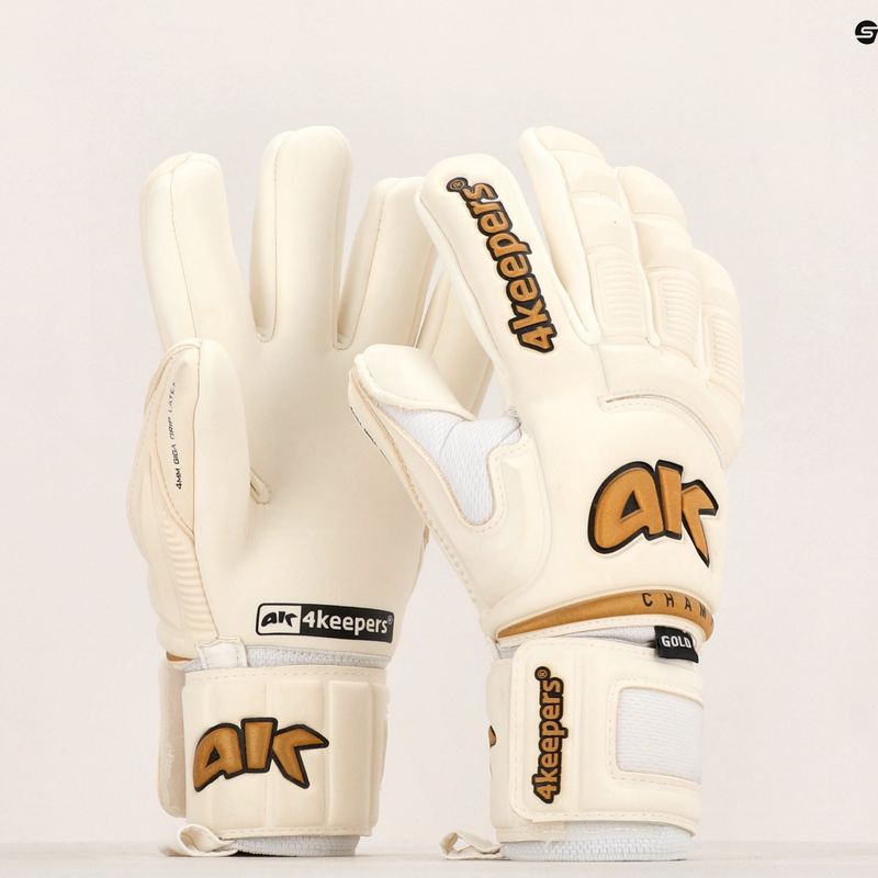 4Keepers Champ Gold VI Torwarthandschuh weiß 12