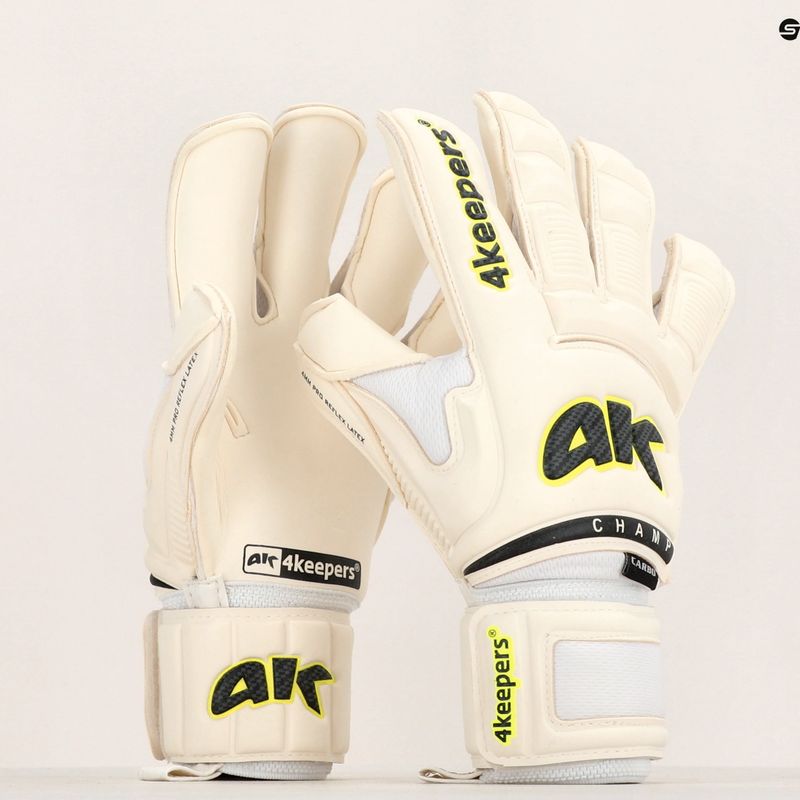 4Keepers Champ Carbo VI Torwarthandschuhe weiß 5