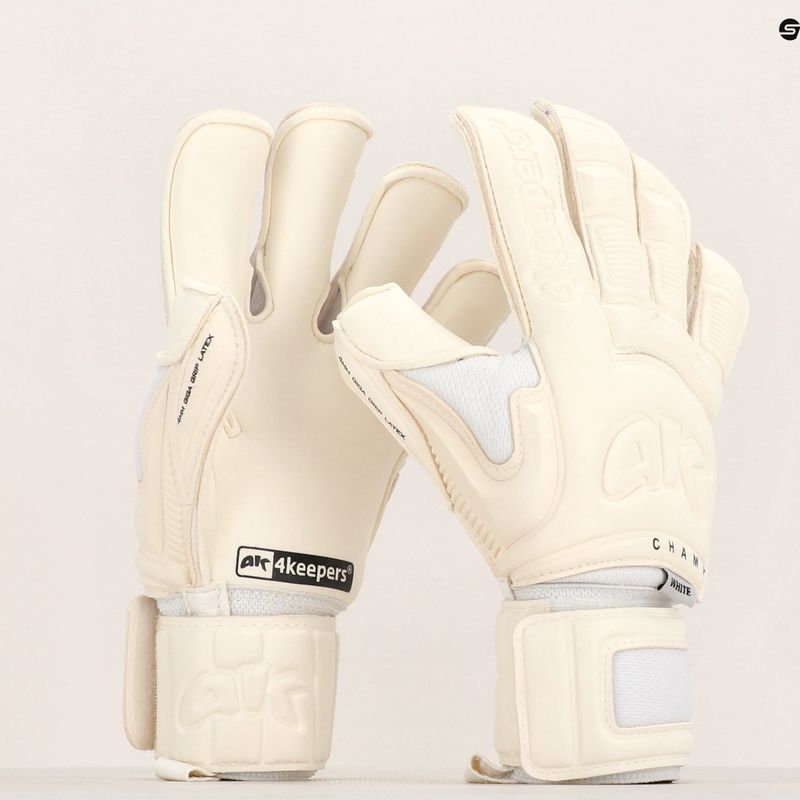 4Keepers Champ Gold Weiß Torwarthandschuhe 5