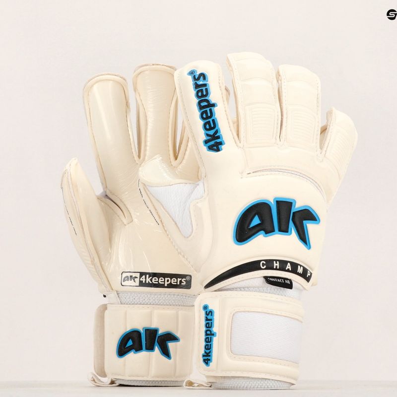 4Keepers Champ AQ Kontakt VI Torwarthandschuhe weiß 12