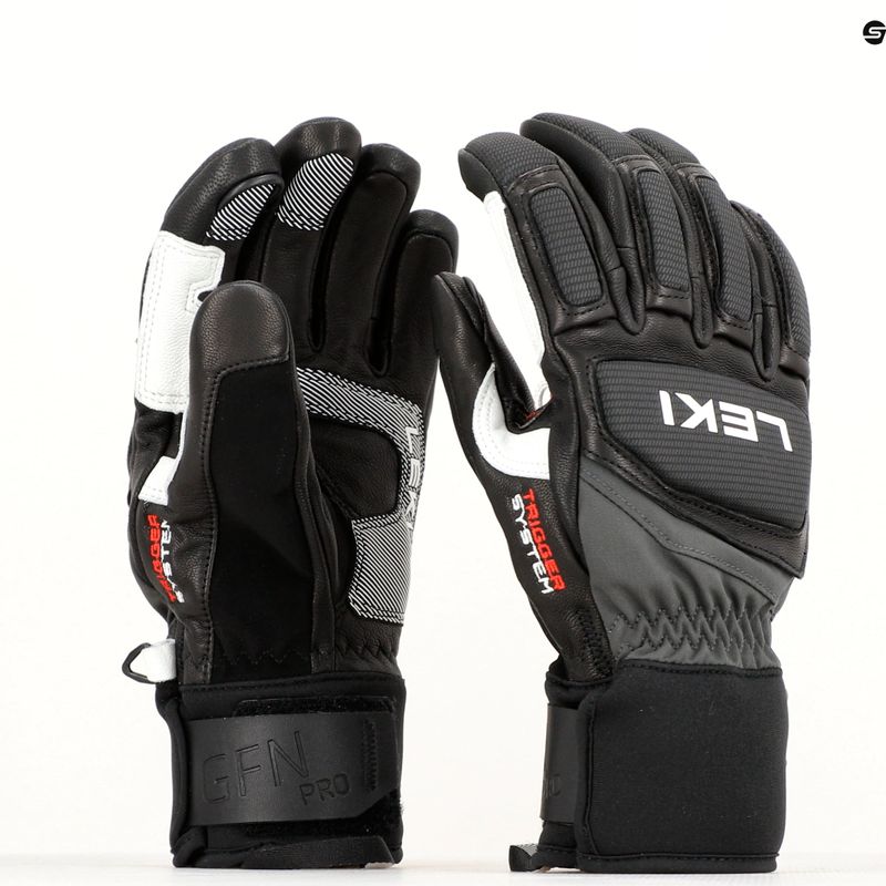 LEKI Griffin Pro 3D schwarz/weiss Herren Skihandschuh 9