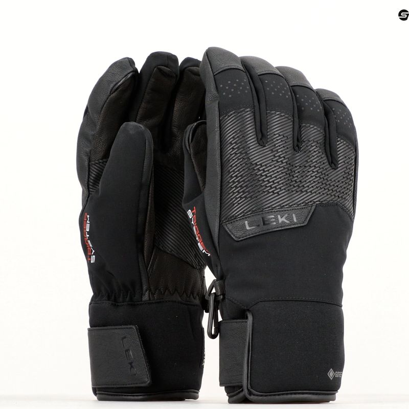 Herren Skihandschuhe LEKI Performance 3D GTX schwarz 8