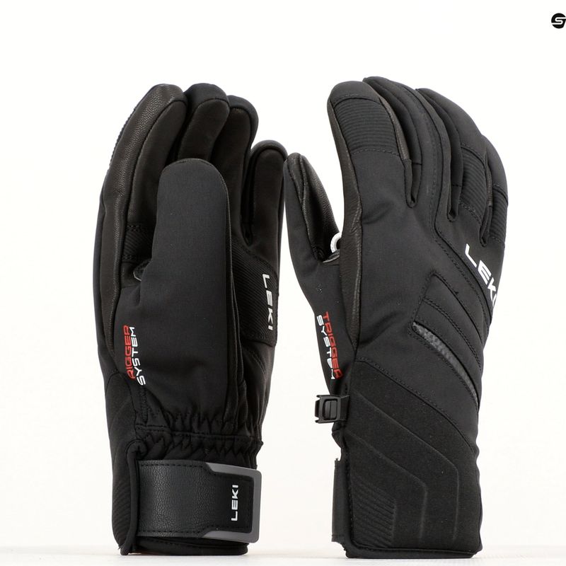 LEKI Herren Skihandschuhe Falcon 3D schwarz 9