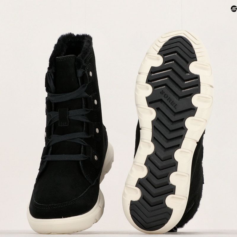 Damen-Trekkingstiefel Sorel Explorer Next Joan Wp schwarz/braun 10