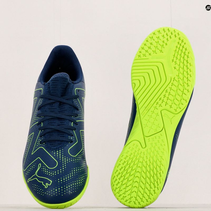 PUMA Future Play It Herren Fußballschuhe persisch blau/pro grün