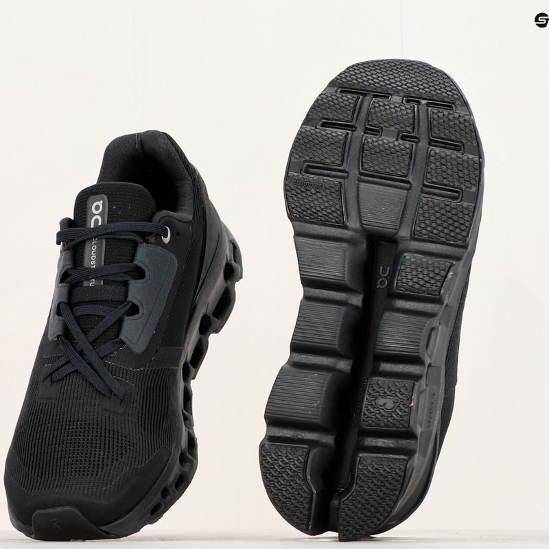 Damen Laufschuhe On Running Cloudstratus schwarz 10