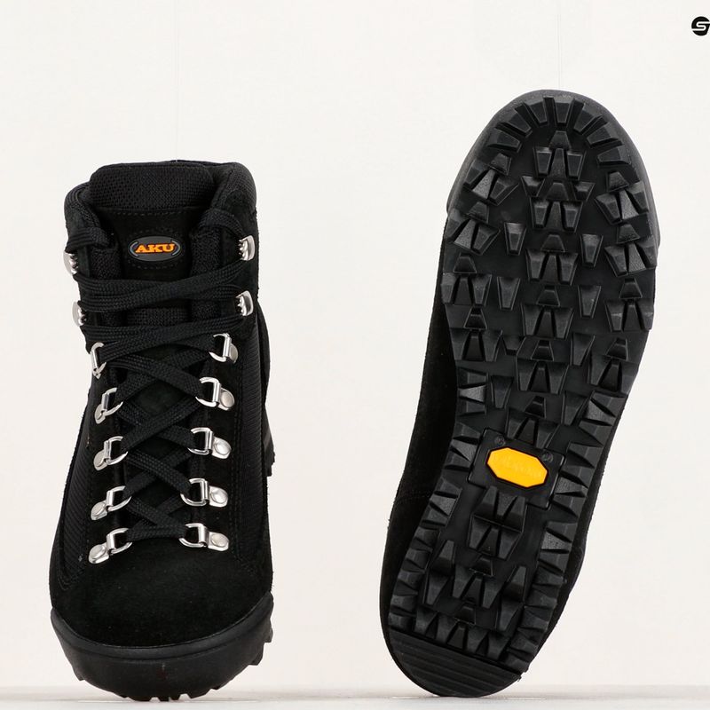 Damen-Trekkingstiefel AKU Ultralight Micro GTX schwarz/schwarz 10