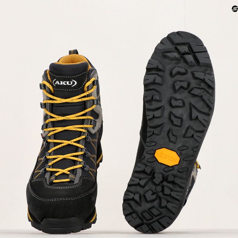 Trekkingschuhe Herren AKU Trekker Lite III GTX grau-gelb 977-491 9