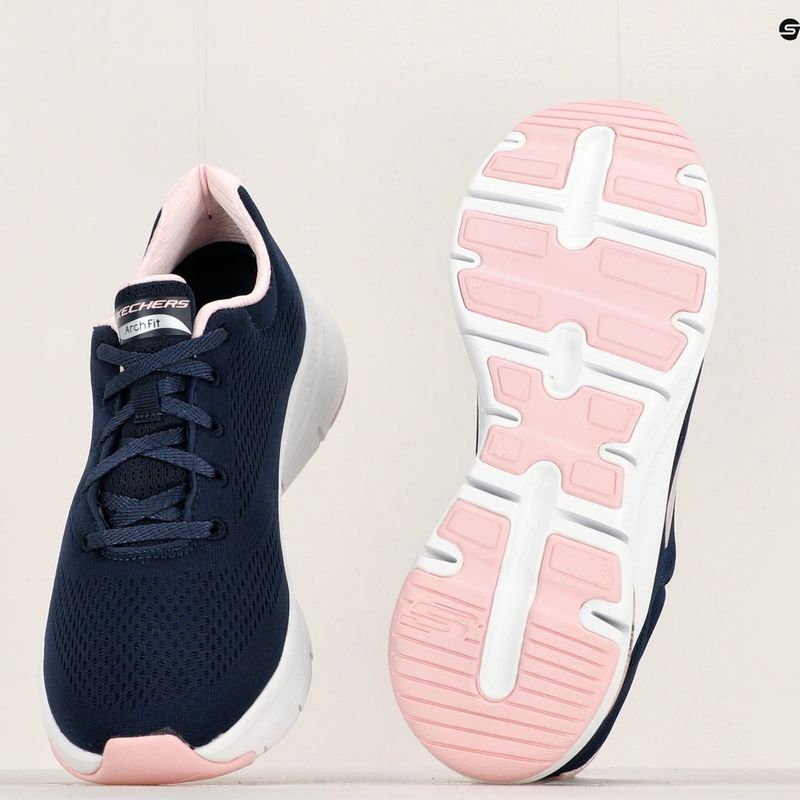 Damen Trainingsschuhe SKECHERS Arch Fit Big Appeal navy/pink 14