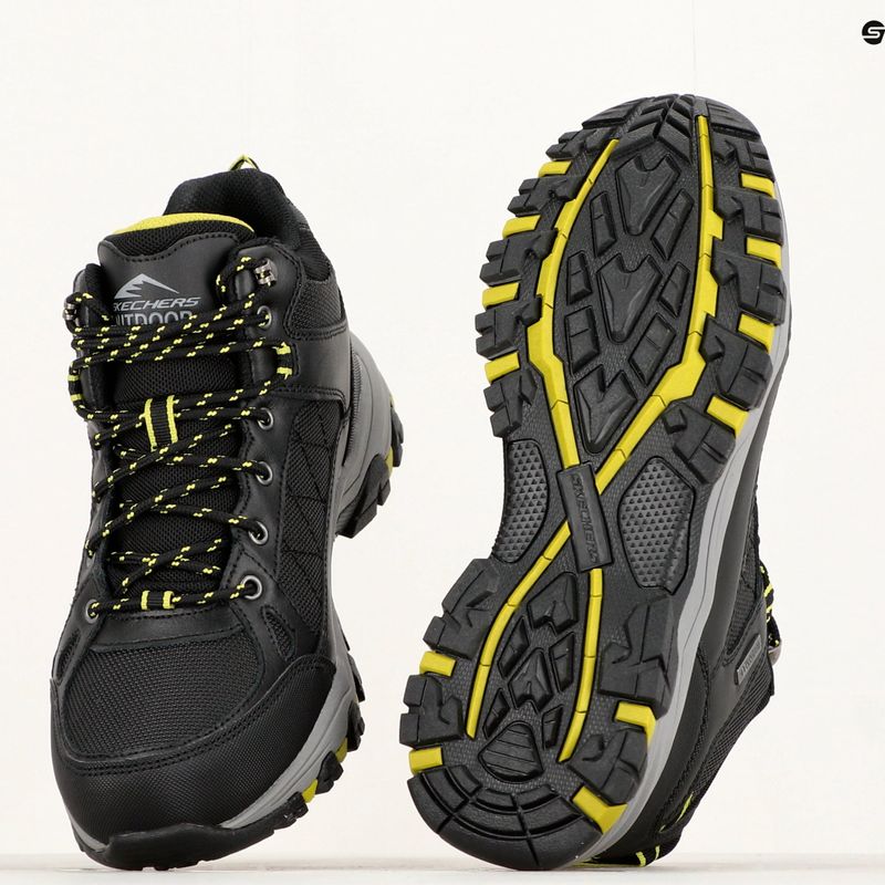 SKECHERS Selmen Melano Herren-Trekkingschuhe schwarz 14