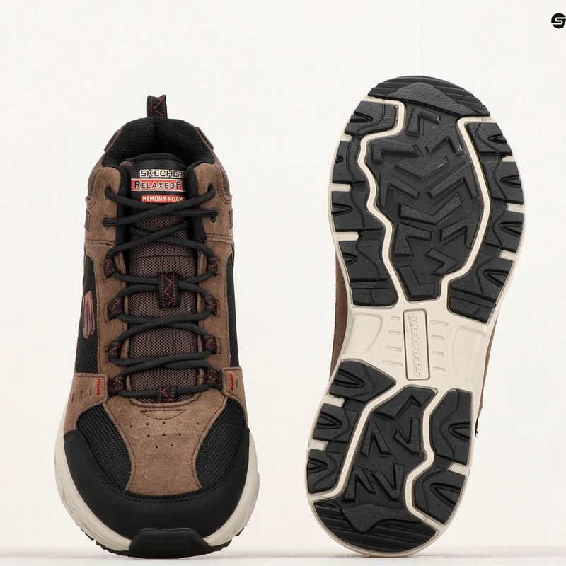 SKECHERS Oak Canyon Ironhide schokolade Herren-Trekkingschuhe 14