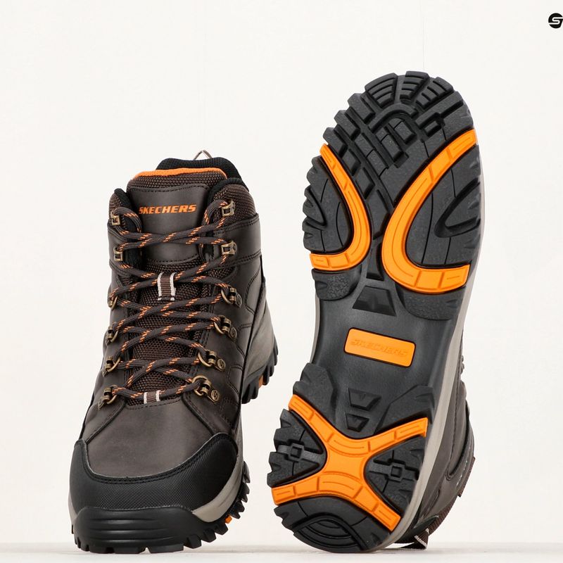 SKECHERS Relment Dagget chocolate Herren-Trekkingschuhe 14
