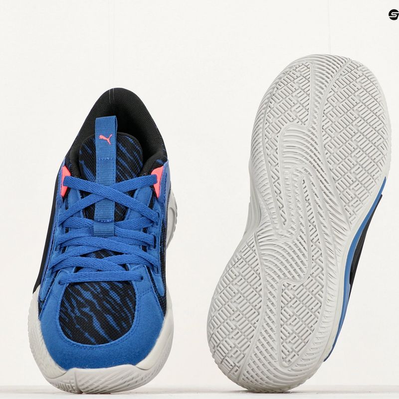 Herren Basketballschuhe PUMA Court Rider Chaos Clydes Closet clyde royal/harbor mist/puma schwarz/fire orchid 15