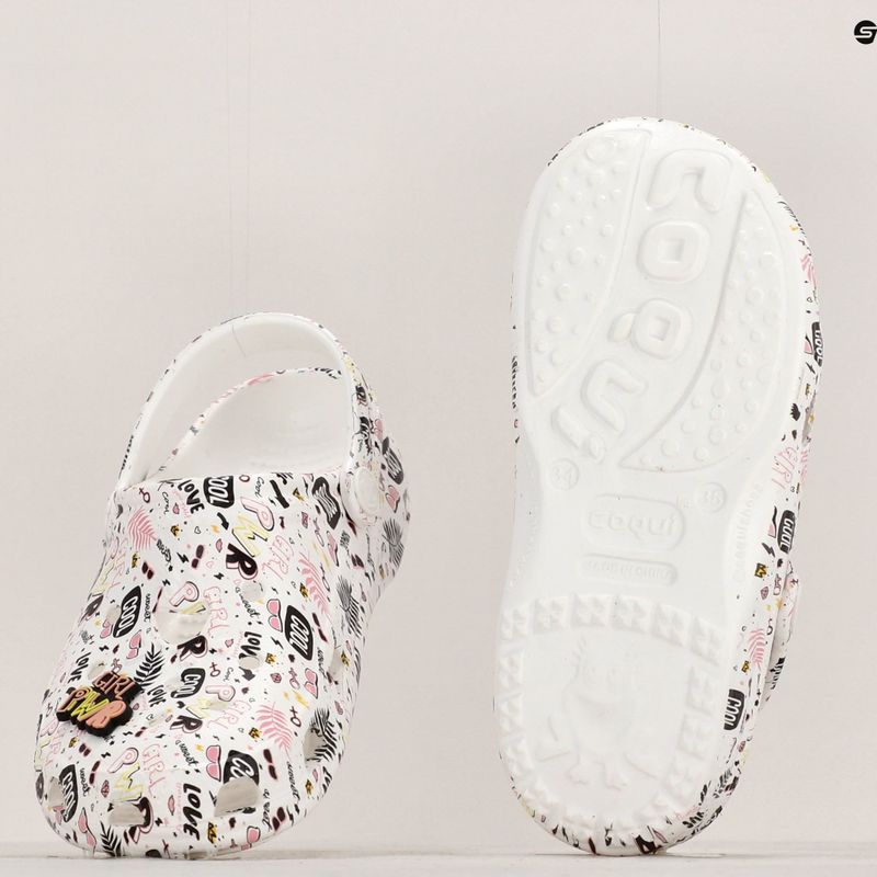 Coqui Big Frog weiße Mädchen Sandalen pwr/amulet