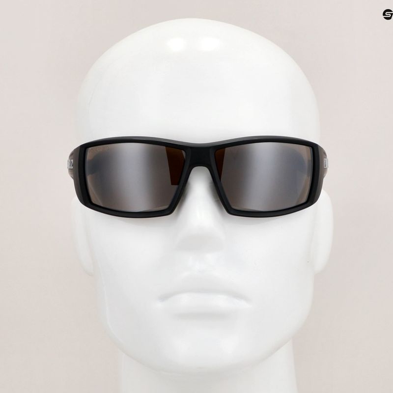 Bliz Drift Polarized S3 matt schwarz/braun Silber Spiegel Radfahren Brille 9