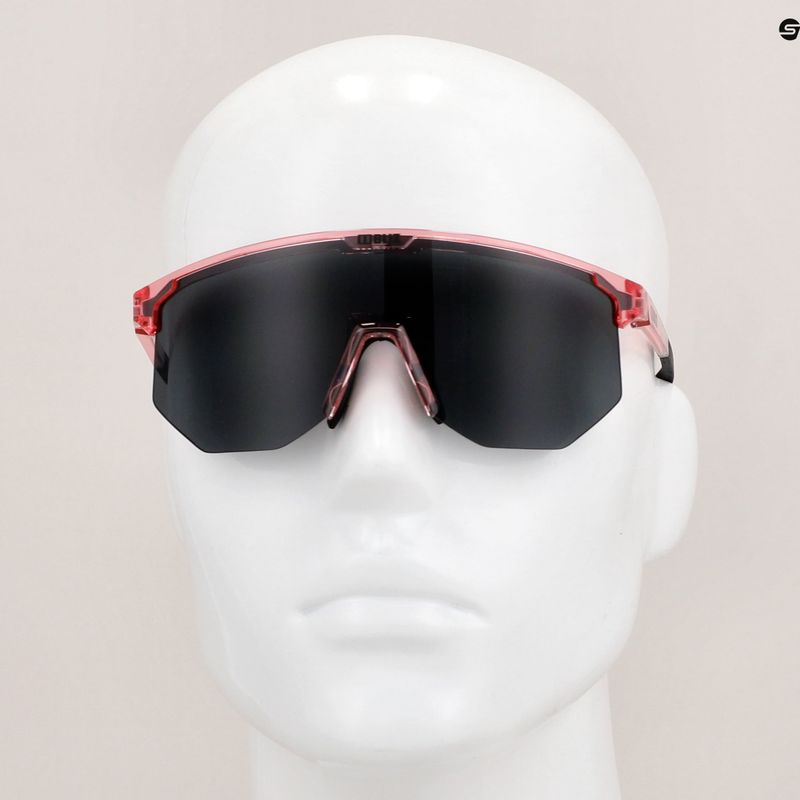 Bliz Hero Small S3 transparent rosa/Rauch Fahrradbrille 14