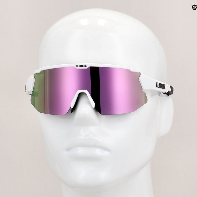 Bliz Breeze Small S3+S0 matt weiß/braun rose multi/klar Fahrradbrille 11