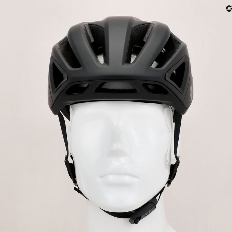 Fox Racing Crossframe Pro mattschwarzer Fahrradhelm 15