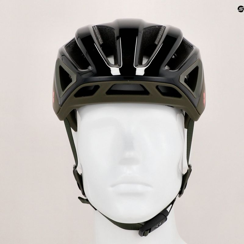 Fox Racing Crossframe Pro Ashr olivgrüner Fahrradhelm 15