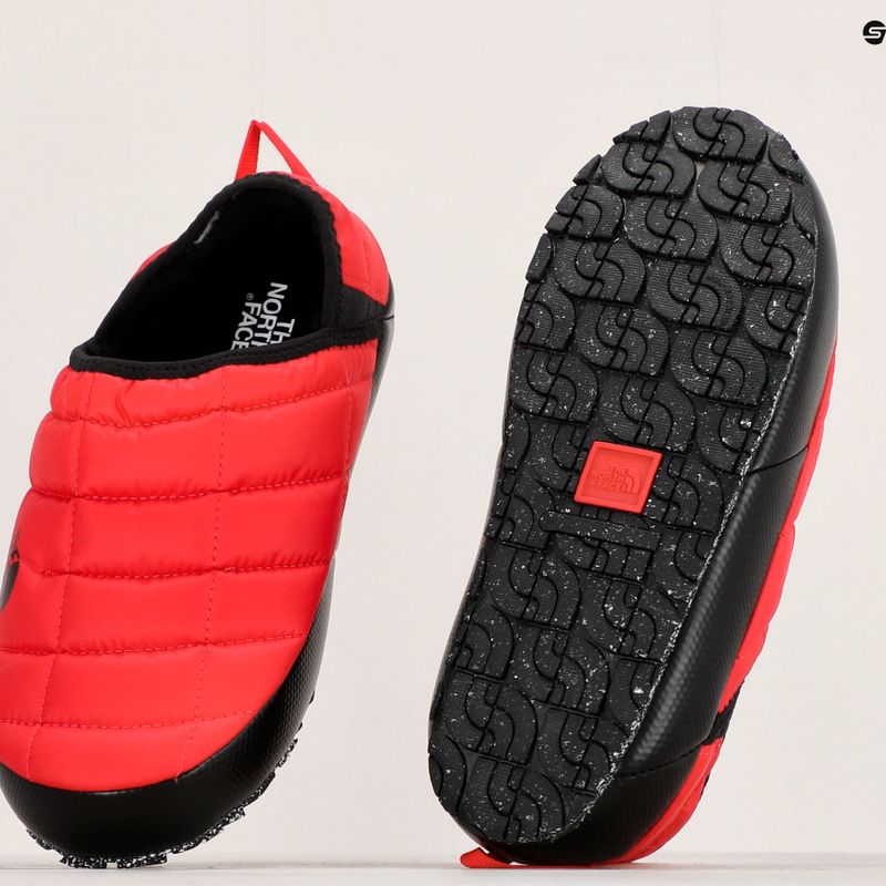 Herren Winter Hausschuhe The North Face Thermoball Traction Mule V rot/schwarz 13