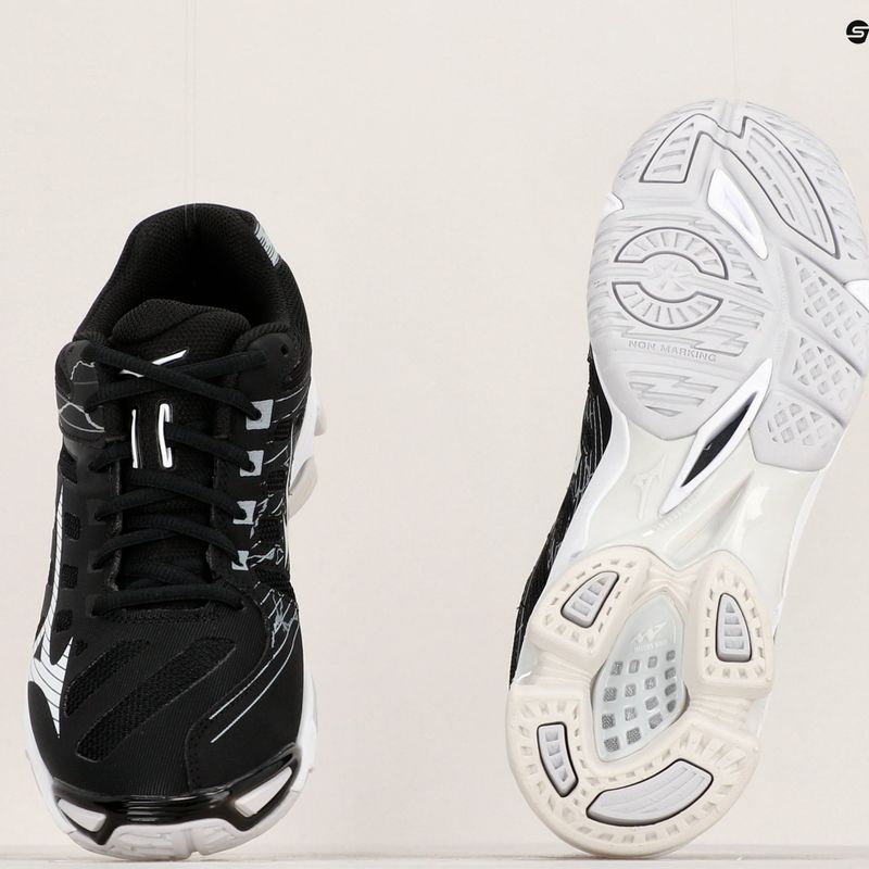 Herren Volleyballschuhe Mizuno Wave Voltage schwarz / silber 10