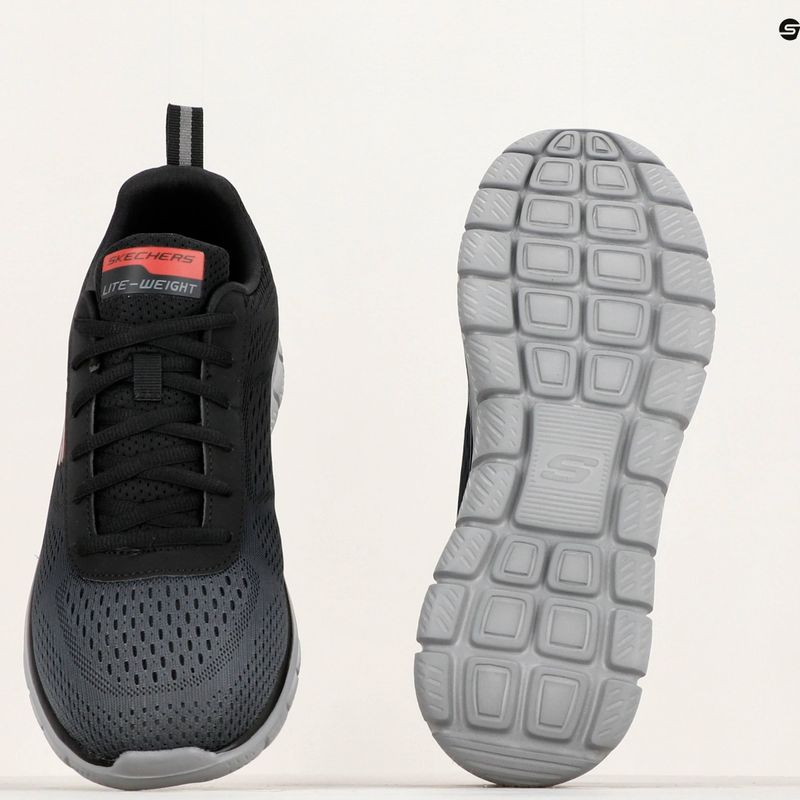 SKECHERS Track Ripkent Herren Trainingsschuhe schwarz/kohle 9