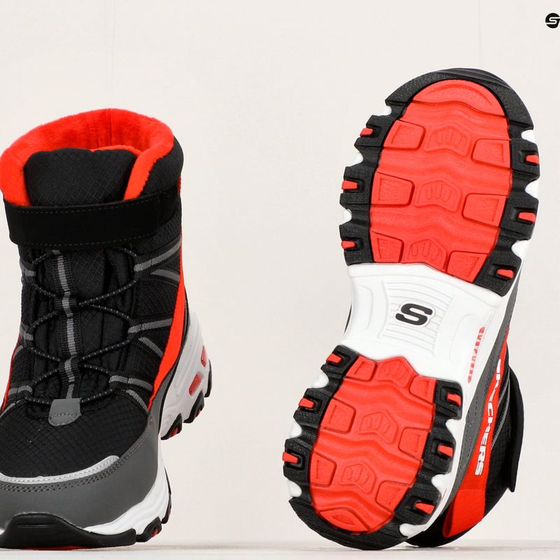 SKECHERS D'Lites Kinder-Trekkingschuhe schwarz/rot 10