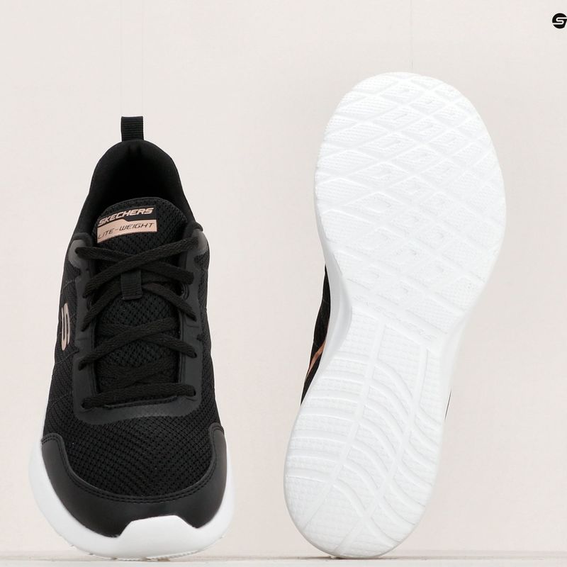 Damen Trainingsschuhe SKECHERS Skech-Air Dynamight The Halcyon schwarz/rosa gold 14