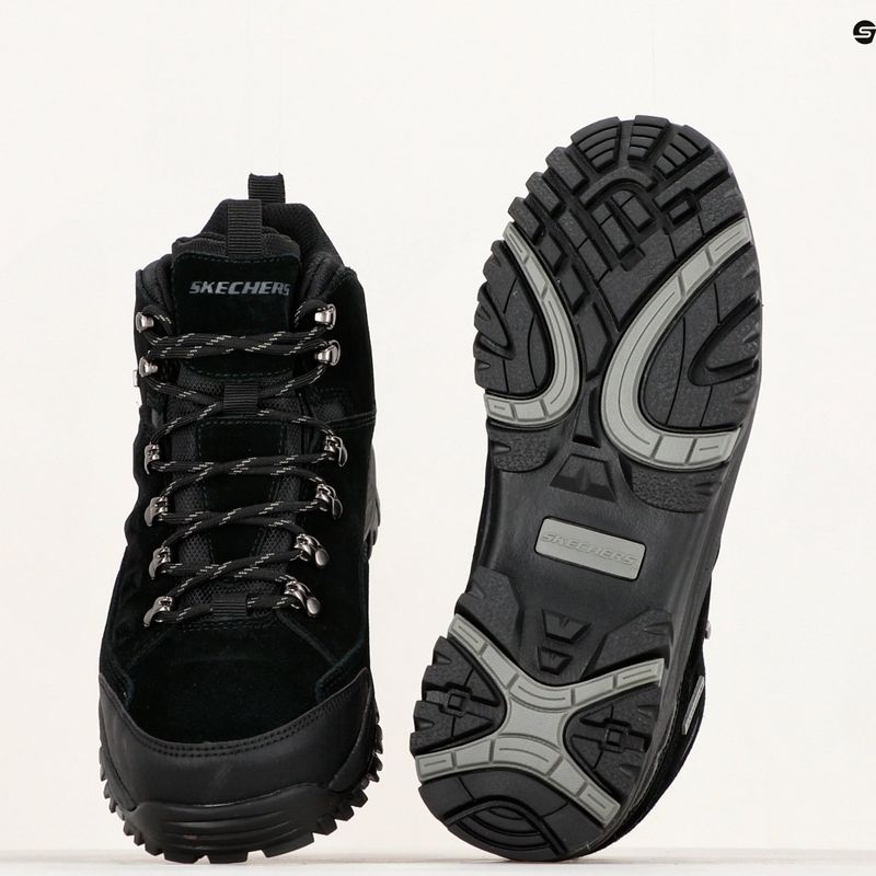 SKECHERS Relment Pelmo schwarz Herren-Trekkingschuhe 14