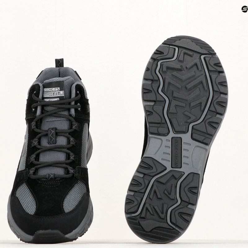 Herren-Trekkingschuhe SKECHERS Oak Canyon Ironhide schwarz/charcoal 14