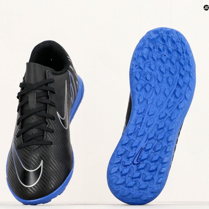 Kinder Fußballschuhe Nike JR Mercurial Vapor 15 Club TF schwarz/chrom/hyper real