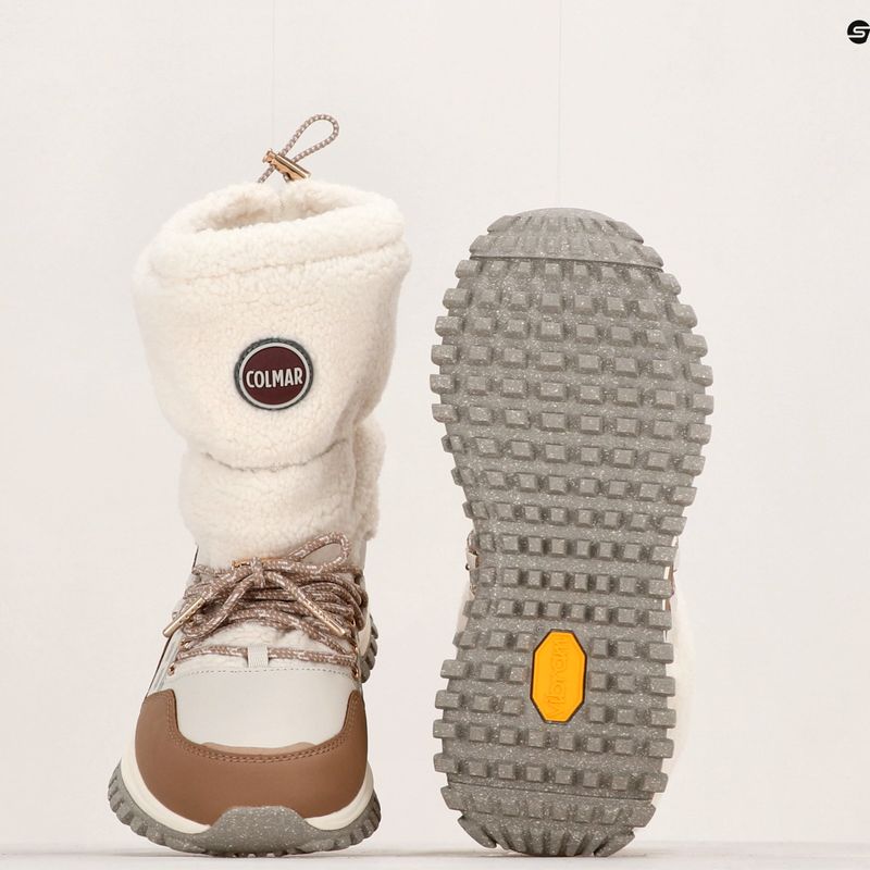Colmar Warmer Voyage Damen Schneestiefel tan braun/off white 15