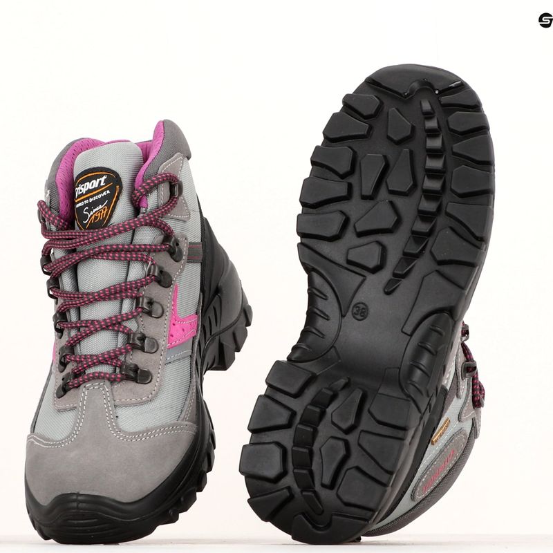 Damen-Trekking-Stiefel Grisport grau 13316SCA7G 10