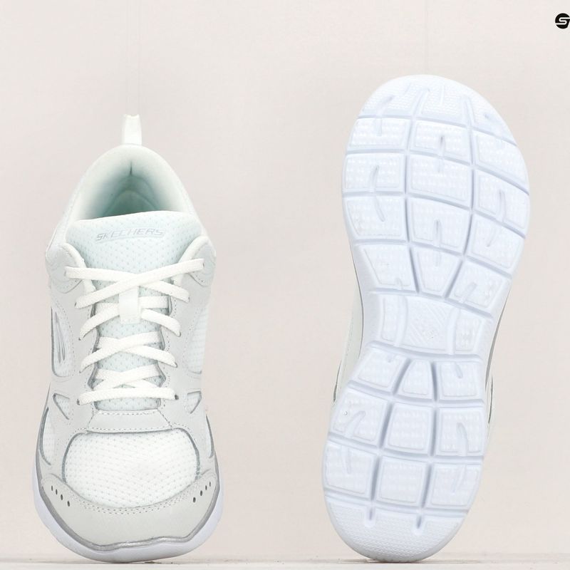 Damen Trainingsschuhe SKECHERS Summits Suited weiß/silber 13