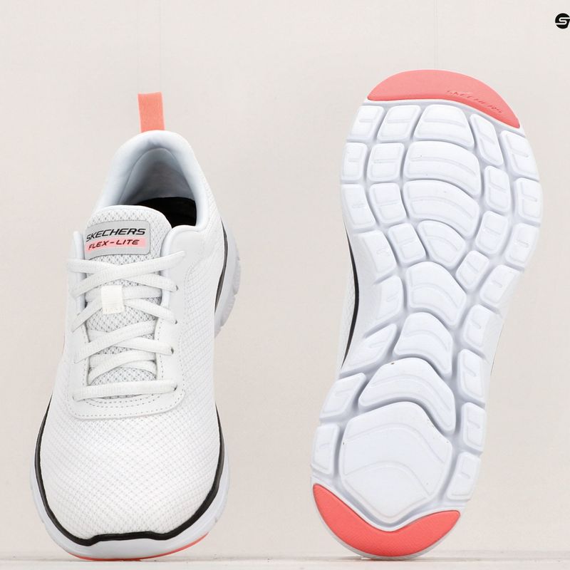 Damen Trainingsschuhe SKECHERS Flex Appeal 4.0 Brilliant View weiß/rosa 8